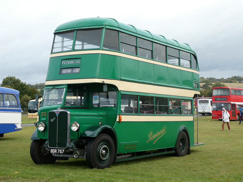 Former Gosport & Fareham (Provincial) 35 (BOR 767) at Showbus - 29 Sep 2019 (P1040504)