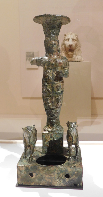 Statuette of Jupiter Heliopolitanus in the Metropolitan Museum of Art, March 2019