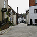 Looking along Cartway towards the Black Boy, Bridgnorth