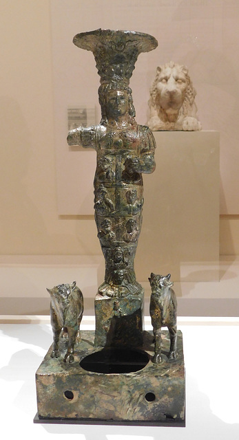 Statuette of Jupiter Heliopolitanus in the Metropolitan Museum of Art, March 2019