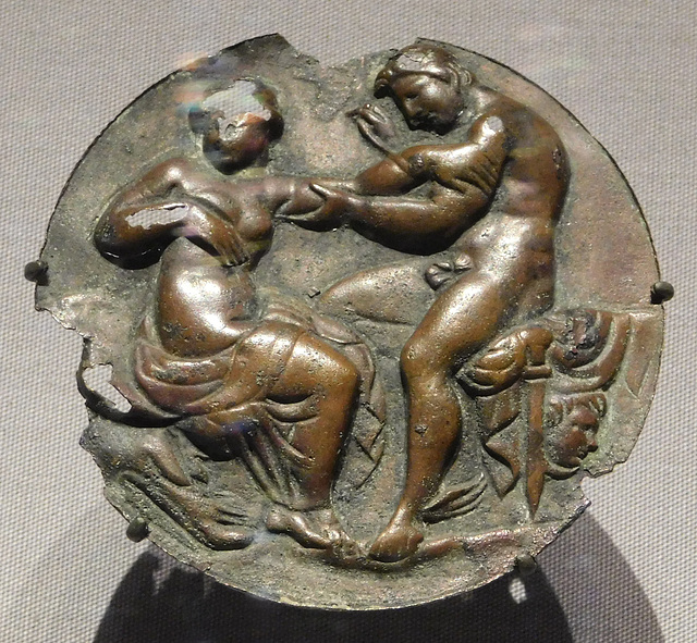Emblema with Perseus and Andromeda from the Brahmapuri Hoard in the Metropolitan Museum of Art, October 2023
