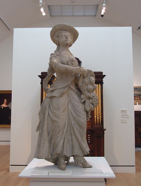 Figure of Plenty by Simeon Skillen Jr. in the Peabody-Essex Museum, June 2010