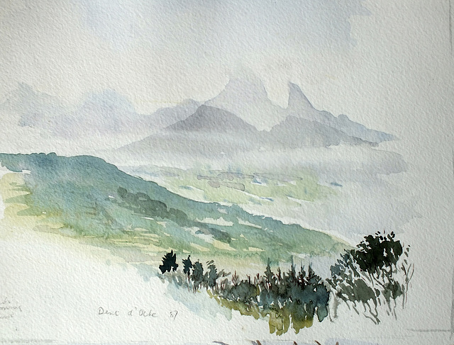 Dents d'Oche - Morning Mist