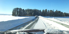 one lane road on Frösön