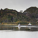 Cabin Cruiser Heading for the River Clyde