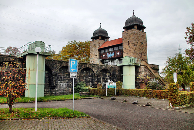 Alte Schachtschleuse Henrichenburg, Unterhaupt (Schleusenpark Waltrop) / 17.10.2024