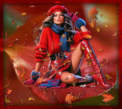 Au vent d'automne************Ma création******** Au vent d'automne************Ma création********