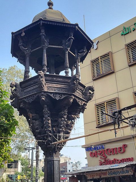 Typical chabutra in AHMEDABAD