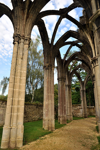 Ruines de l'église abbatiale d'Ourscamp - Oise