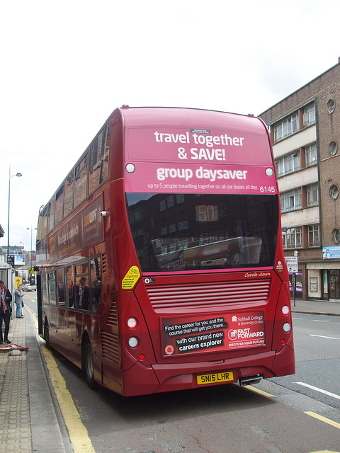 DSCF9453 National Express West Midlands 6145 (SN15 LHV) in Birmingham - 19 Aug 2017
