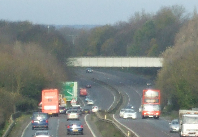 DSCF5525 Mulleys double deckers on the A14 near Bury St. Edmunds - 25 Nov 2018 DSCF5525 Mulleys double deckers on the A14 near Bury St. Edmunds - 25 Nov 2018