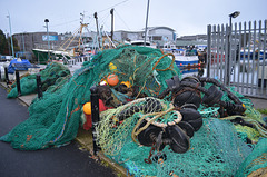 Plymouth, Sutton Harbour, Fishing Nets