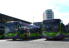 Ipswich Buses 106 (YX66 WCK) and 71 (LX58 LMO/09-D-3524) - 5 May 2024 (P1180171)