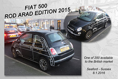 Fiat 500 Rod Arad Edition 2015 - Seaford - 8.1.2016