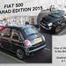 Fiat 500 Rod Arad Edition 2015 - Seaford - 8.1.2016