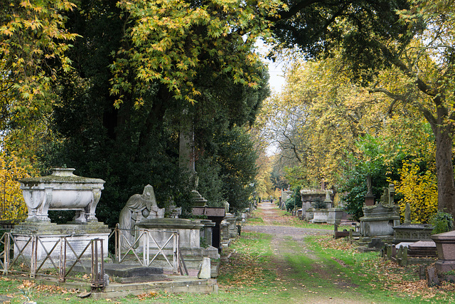 Pathway, Kensal Green Cemetery