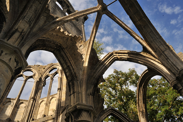 Ruines de l'église abbatiale d'Ourscamp - Oise