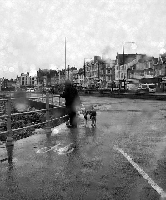 Rainy weekend in Morecambe.