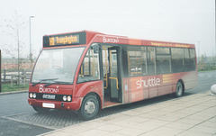 Burtons Coaches YK04 KWG at Trumpington Park and Ride Site - 30 March 2005 (542-2A)