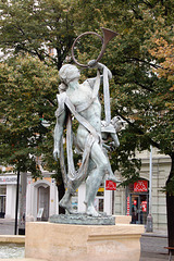 Sculpture on Senovazne Namesti, Prague
