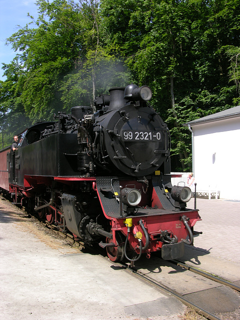 Molli am Bahnhof Heiligendamm Molli am Bahnhof Heiligendamm