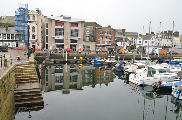 Plymouth, Sutton Harbour and Mayflower Steps