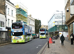 Stagecoach East electric buses in Cambridge - 18 Oct 2023 (P1160800)