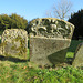 belchamp walter church, essex, c18 gravestones