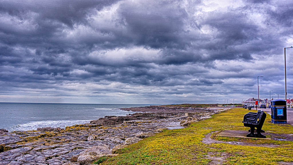 Sand Bay Storm clouds