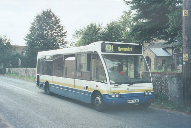 Burtons Coaches W427 CWX at Barton Mills - 8 August 2007 (576-02)