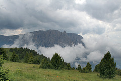 Gathering storm over Schlern