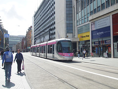 DSCF9459 Midland Metro tram 33 in Birmingham - 19 Aug 2017