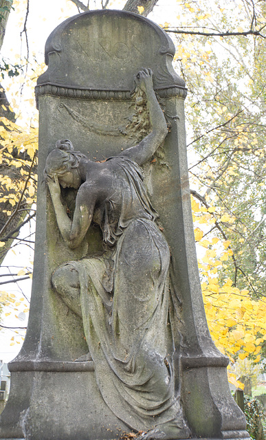 Weeping maiden, Kensal Green Cemetery