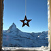 Fence, Matterhorn, and Star through the Window! HFF!