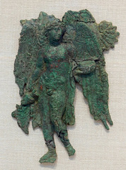 Fragment of a Bronze Relief of Eros in the Metropolitan Museum of Art, August 2019