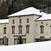 The entrance to the sanctuary of Oropa (Biella)