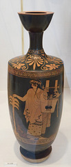 Terracotta Lekythos Attributed to the Nikon Painter in the Metropolitan Museum of Art, August 2019