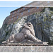Belfort (90) 4 avril 2013. Le célèbre Lion de Belfort.