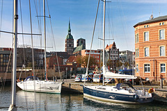 Stralsund, Hafenblick