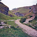 Path leading up through Cave Dale (Scan from 1989)