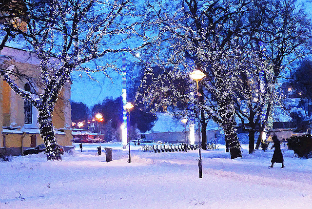 vue sur la place Vabaduse