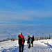 Rigi 18.12.22 / Die Dampfwolken der AKW - Kühltürme (Leibstadt und Gösgen) ragen aus dem Nebel!