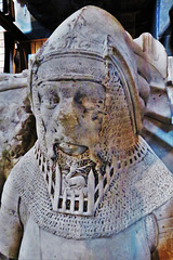 ripon cathedral,sir thomas markenfield, late c14 tomb effigy with collar