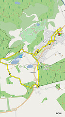 The 5.5 mile Strathpeffer loop - not taking account of the walk to the Maze