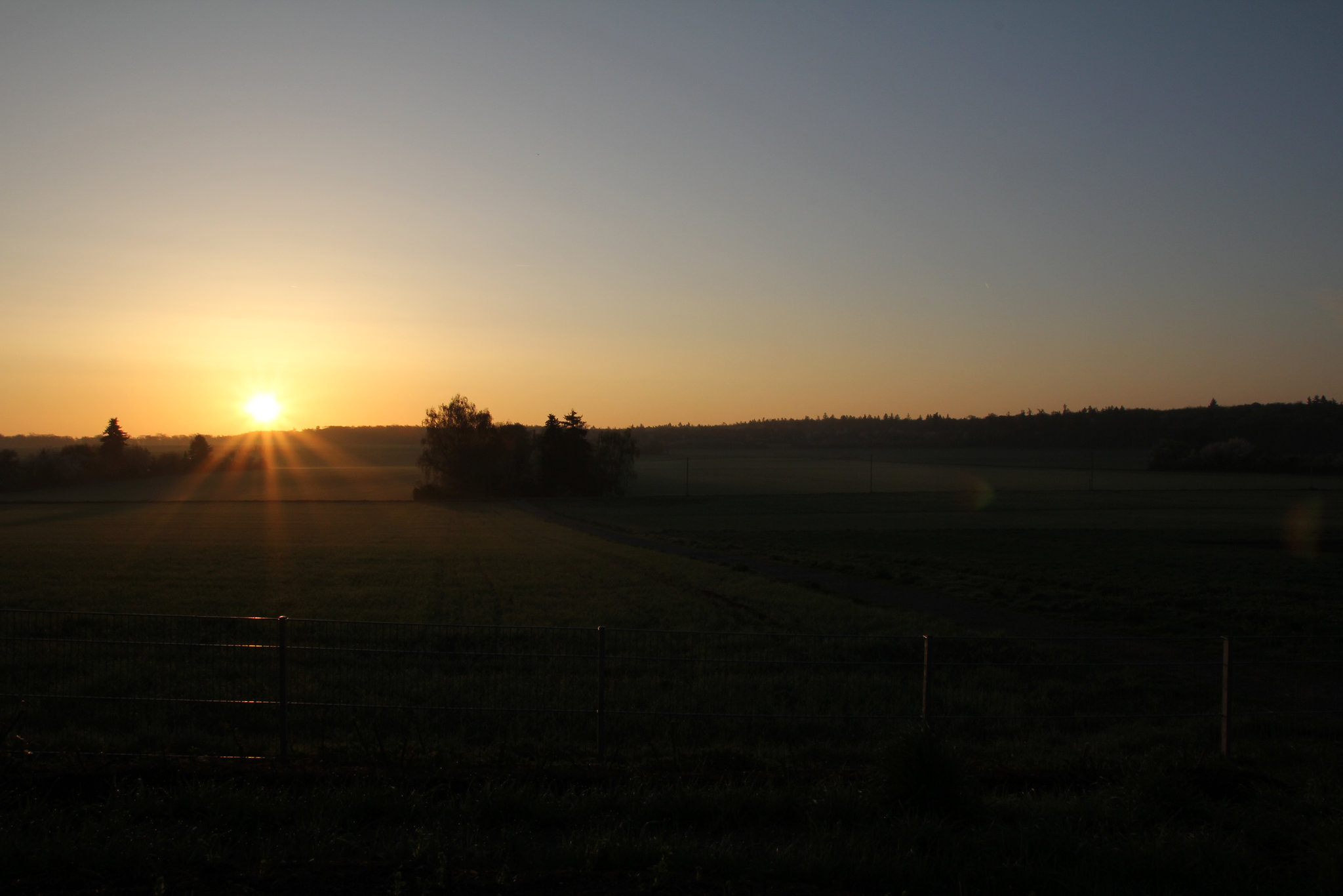 Sonnenaufgang auf der Rosenhöhe