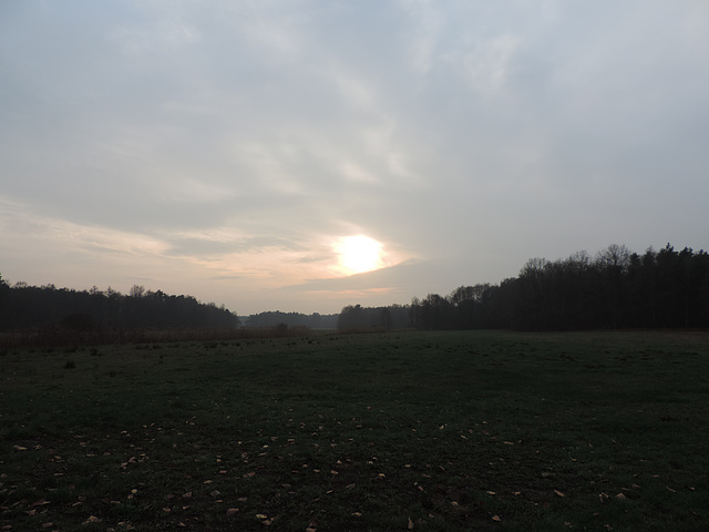 Sonnenuntergang am Heegesee