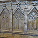 beverley minster, yorks,early c14 tomb of priest, perhaps gilbert of grimsby  chest tomb detail.