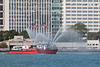 Fireboat Curtis Randolph, welcome spray at full pressure