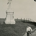 Man with Bicycle, Bloody Lane, Antietam Battlefield, June 27, 1907 (Cropped)