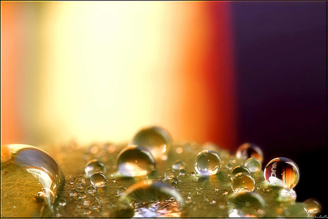 waterdrops symphony in the kitchen....